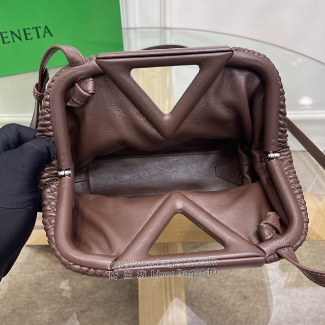 Bottega veneta高端女包 8546B BV寶緹嘉2021包包最新triangle倒三角手提單肩斜挎包三角包  gxz1281